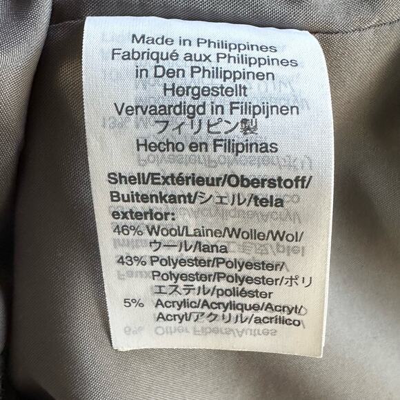 J. Crew Mercantile Vail Faux Fur Gray Wool Parka Coat - Picture 7 of 8